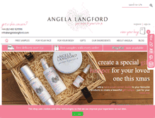 Tablet Screenshot of angelalangford.com